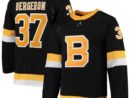 Patrice Bergeron Boston Bruins adidas Alternate Authentic Player Jersey - Black