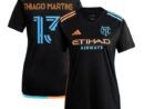 Thiago Martins New York City FC adidas Women's 2024 24/7 Kit Replica Player Jersey - Black