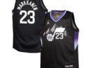 Lauri Markkanen Utah Jazz Jordan Brand Youth Swingman Jersey - Statement Edition - Black