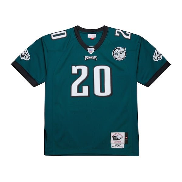Brian Dawkins Philadelphia Eagles 2007 Authentic Throwback Retired Player Jersey - Green/White