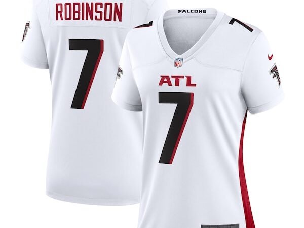 Bijan Robinson Atlanta Falcons Nike Women's Away Game Jersey - White