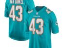 Andrew Van Ginkel Miami Dolphins Nike Game Jersey - Aqua
