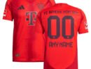 Bayern Munich adidas 2024/25 Home Authentic Custom Jersey - Red