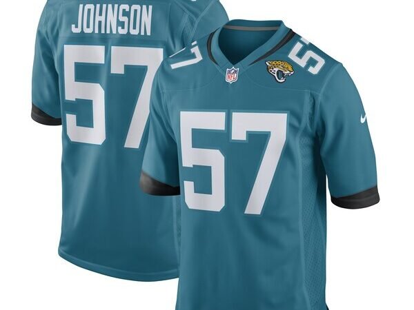 Caleb Johnson Jacksonville Jaguars Nike Game Player Jersey - Teal