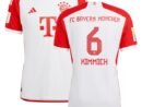 Joshua Kimmich Bayern Munich adidas 2023/24 Home Authentic Jersey - White/Black