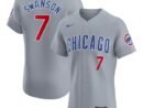Dansby Swanson Chicago Cubs Nike Road Elite Player Jersey - Gray