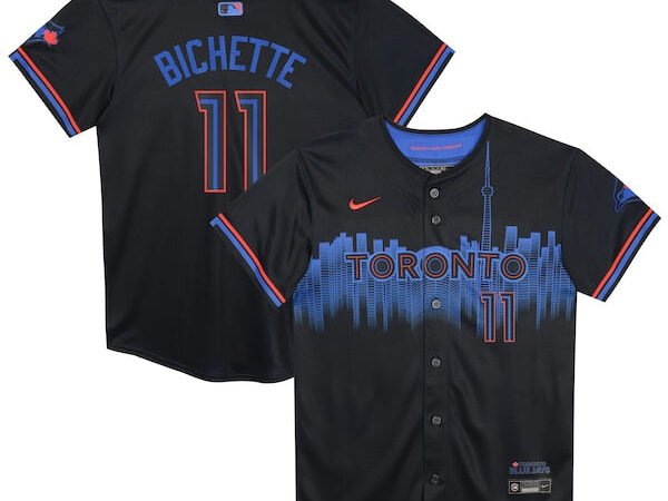 Bo Bichette Toronto Blue Jays Nike Preschool 2024 City Connect Limited Player Jersey - Navy
