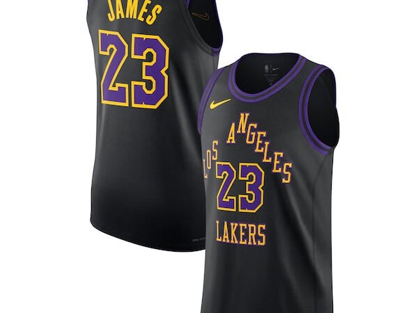 LeBron James Los Angeles Lakers Nike Unisex 2025/26 Authentic Jersey - City Edition - Black