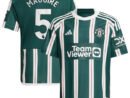 Harry Maguire Manchester United adidas Youth 2023/24 Away Replica Player Jersey - Green/White