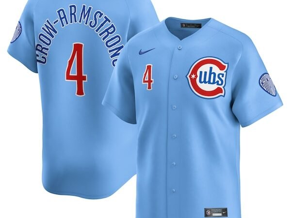Pete Crow-Armstrong Chicago Cubs Nike Alternate Limited Player Jersey - Light Blue