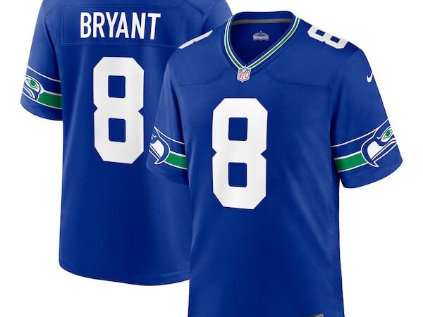 Coby Bryant Seattle Seahawks Nike Throwback Player Game Jersey - Royal