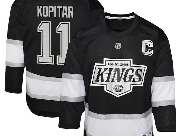Anze Kopitar Los Angeles Kings Preschool Replica Player Jersey - Black/White