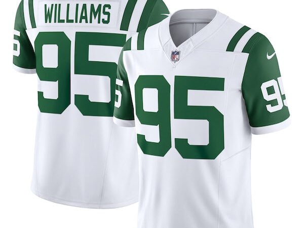 Quinnen Williams New York Jets Nike Classic Alternate Vapor F.U.S.E. Limited Jersey - White