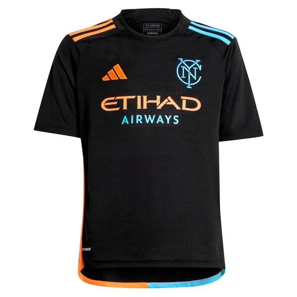 Kevin O'Toole New York City FC adidas Youth 2024 24/7 Kit Replica Player Jersey – Black