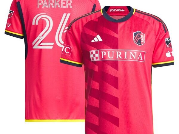Tim Parker St. Louis City SC adidas 2024 The Spirit Kit Authentic Jersey - Red