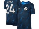 Reece James Chelsea Nike Youth 2023/24 Away Stadium Replica Player Jersey - Navy