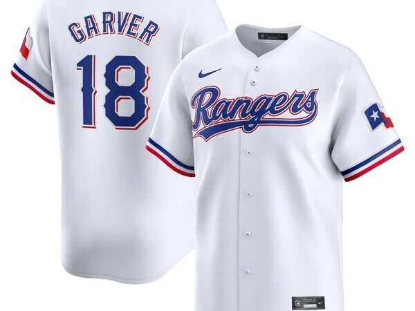 Mitch Garver Texas Rangers Nike Home Limited Player Jersey - White