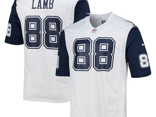 CeeDee Lamb Dallas Cowboys Nike Alternate Game Jersey - White/Navy