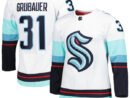 Philipp Grubauer Seattle Kraken adidas Away Primegreen Authentic Pro Player Jersey - White