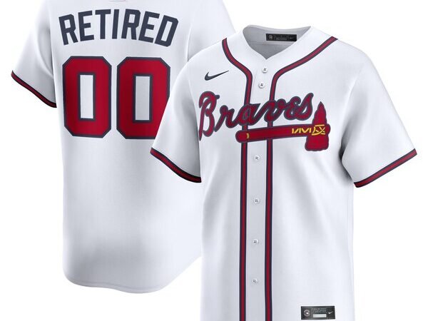 Atlanta Braves Nike Home Limited Pick-A-Player Retired Roster Jersey - White