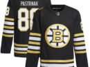David Pastrnak Boston Bruins adidas  Primegreen Authentic Player Jersey - Black/White
