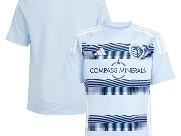 Sporting Kansas City adidas Youth 2025 One KC Replica Jersey - Light Blue