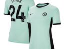 Reece James Chelsea Nike Women's 2023/24 Third Stadium Replica Player Jersey - Mint