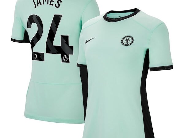 Reece James Chelsea Nike Women's 2023/24 Third Stadium Replica Player Jersey - Mint