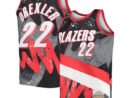 Clyde Drexler Portland Trail Blazers Hardwood Classics 1991/92 Hyper Hoops Swingman Jersey - Black
