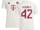 Jamal Musiala Bayern Munich adidas 2023/24 Third Replica Jersey - White