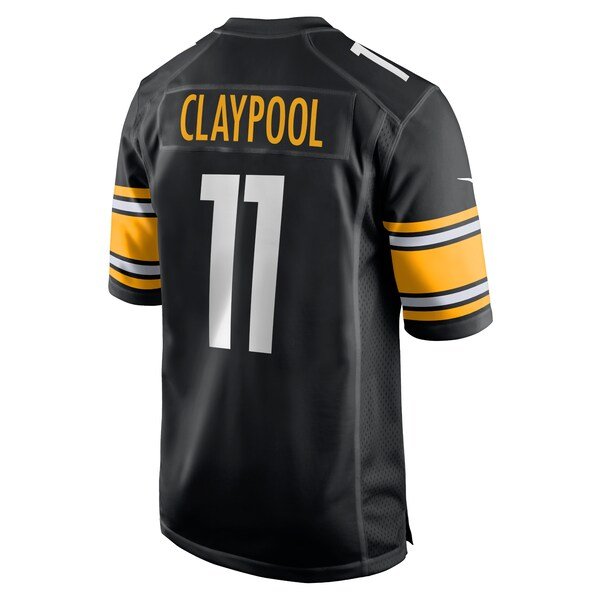 Chase Claypool Pittsburgh Steelers Nike Game Team Jersey - Black