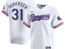 Max Scherzer Texas Rangers Nike Home Limited Player Jersey – White