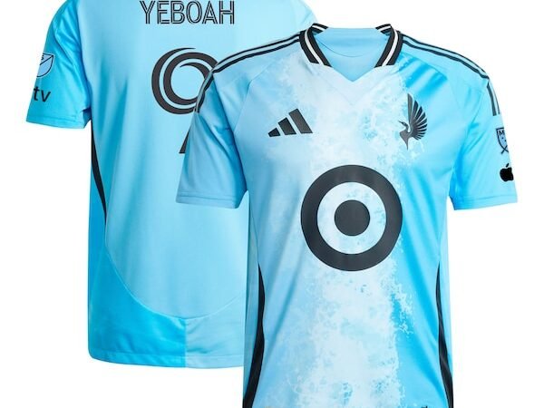 Kelvin Yeboah Minnesota United FC adidas 2025 CONVERGENCE Authentic Player Jersey - Blue