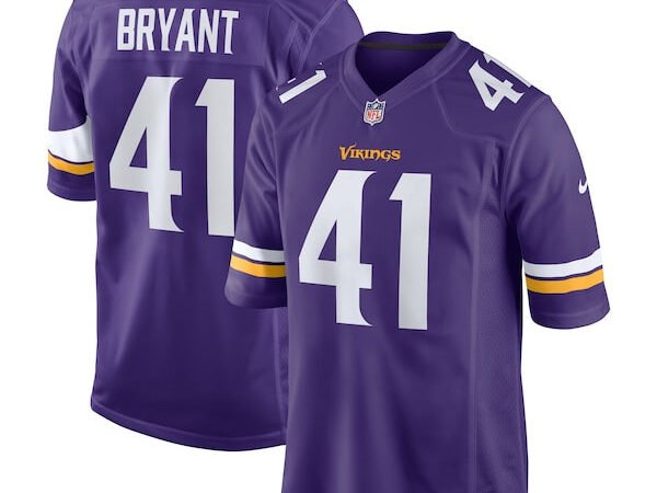 Austin Bryant Minnesota Vikings Nike  Game Jersey -  Purple