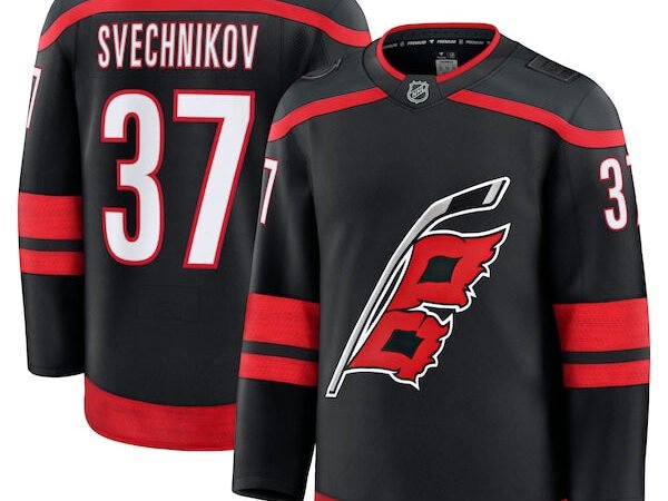 Andrei Svechnikov Carolina Hurricanes Home Premium Jersey - Black/White