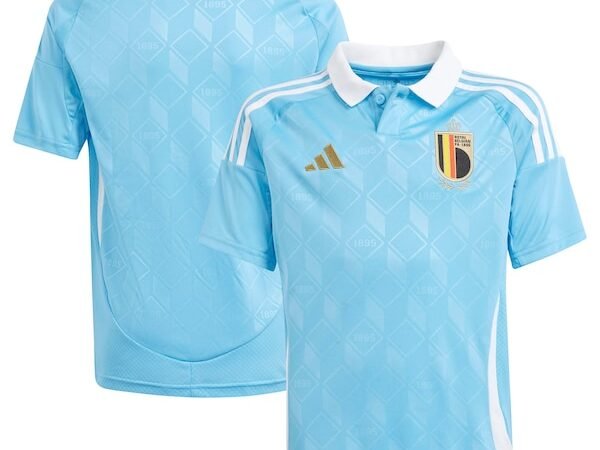 Belgium National Team adidas Youth 2024 Away Replica Jersey - Blue