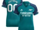 Arsenal adidas Women's 2023/24 Third Replica Custom Jersey - Green