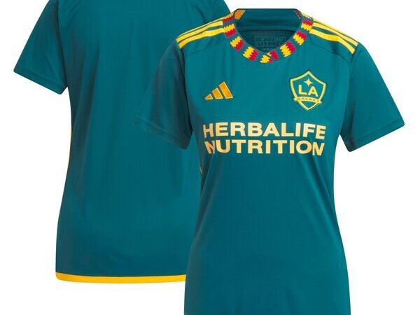 LA Galaxy adidas Women's 2024 LA Kit Replica Jersey - Green