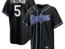 Freddie Freeman Los Angeles Dodgers Nike  Youth Lights Out Replica Player Jersey - Black