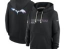 Denver Broncos Nike Women's 2025 NFL Crucial Catch Sideline Standard Issue Dri-FIT Hoodie - Black