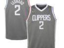 Kawhi Leonard LA Clippers Nike Youth 2020/21 Swingman Player Jersey Gray - Earned Edition
