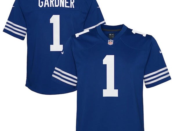 Indianapolis Colts Alternate Game Jersey - Royal - Ahmad Sauce Gardner - Youth