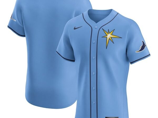 Tampa Bay Rays Nike Alternate Elite Jersey - Light Blue/White