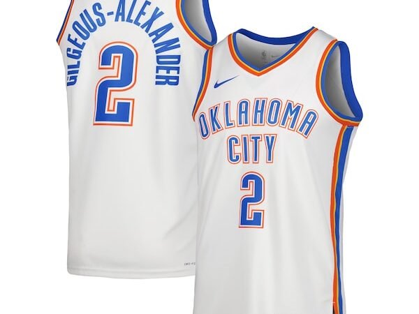 Shai Gilgeous-Alexander Oklahoma City Thunder Nike Unisex Swingman Jersey - Association Edition - White/Blue