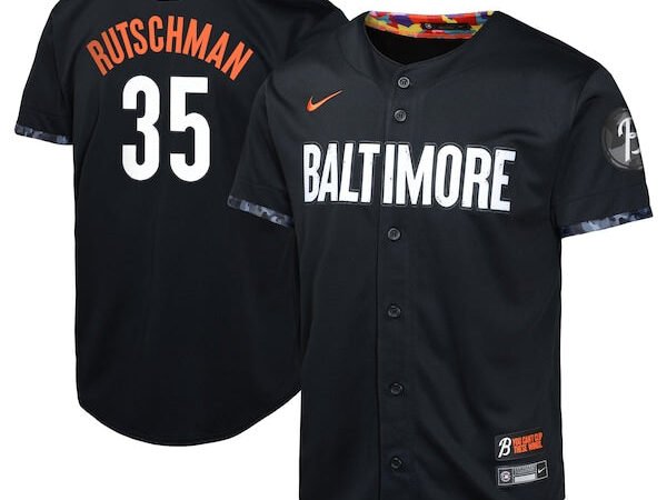 Adley Rutschman Baltimore Orioles Nike Youth City Connect Limited Player Jersey - Black