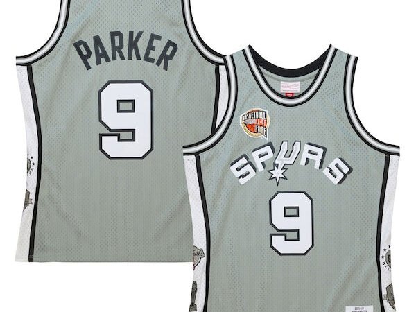 Tony Parker San Antonio Spurs Unisex Hall of Fame Class of 2023 Throwback Swingman Jersey - Gray