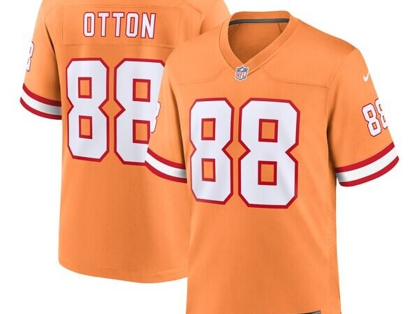 Cade Otton Tampa Bay Buccaneers Nike Throwback Game Jersey - Orange/Red