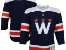 Washington Capitals Youth 2020/21 Alternate Replica Jersey - Navy