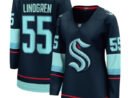 Ryan Lindgren Seattle Kraken  Women's Home Breakaway Jersey - Deep Sea Blue