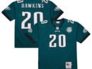 Brian Dawkins Philadelphia Eagles 2007 Authentic Throwback Retired Player Jersey - Green/White